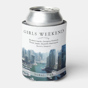 Dubai Skyline Girls Weekend Can Cooler