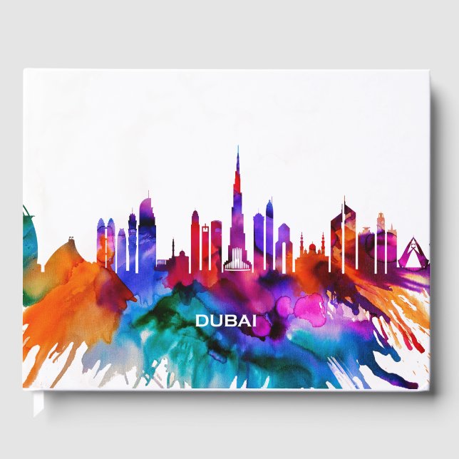 Dubai Skyline Guest Book (Front)