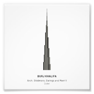 Dubai Skyscraper - Photo Enlargement Print