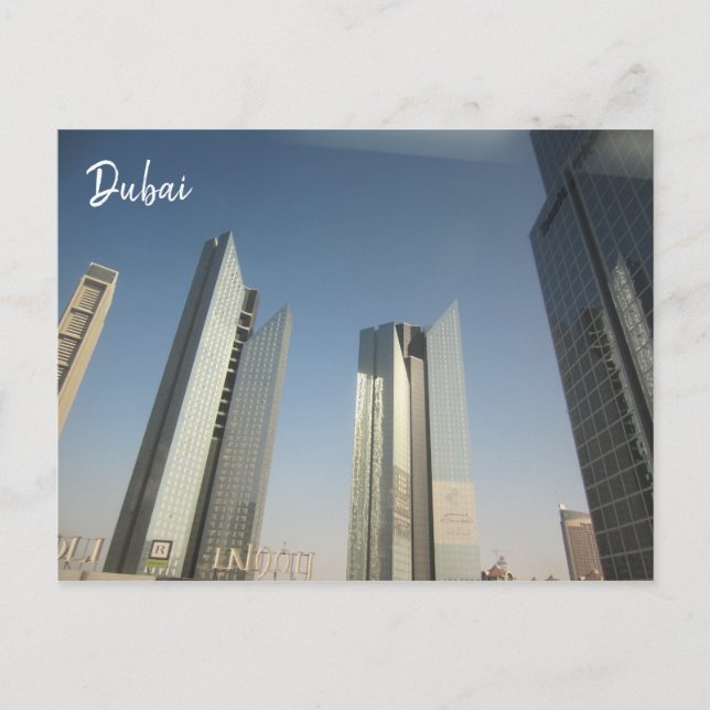 dubai skyscrapers postcard (Front)
