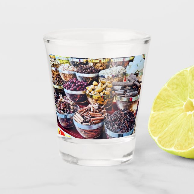 Dubai Spice Souk  Shot Glass (Front)