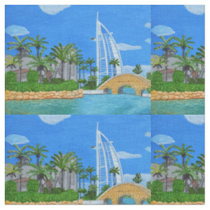 Dubai, the United Arab Emirates cotton fabric 
