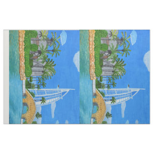 Dubai the United Arab Emirates fabric