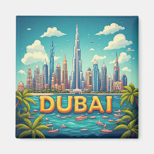 🧲 Dubai Travel Memories From The UAE Skyline 🌆 Magnet