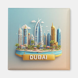 🧲 Dubai Travel Memories That Last Forever ✈️ Magnet