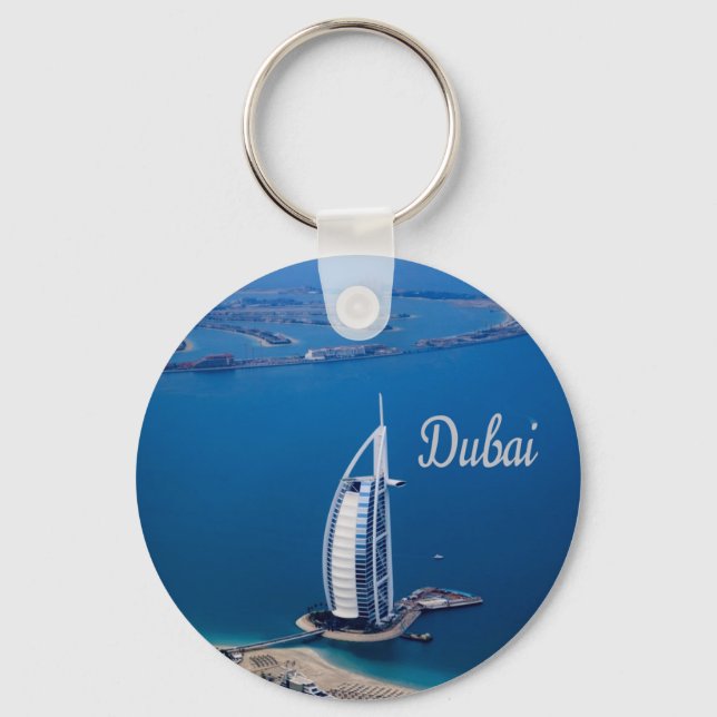 Dubai UAE Burj Al Arab Keychain (Front)