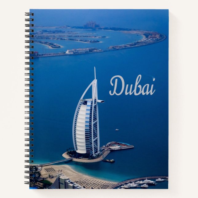 Dubai UAE Burj Al Arab Notebook (Front)