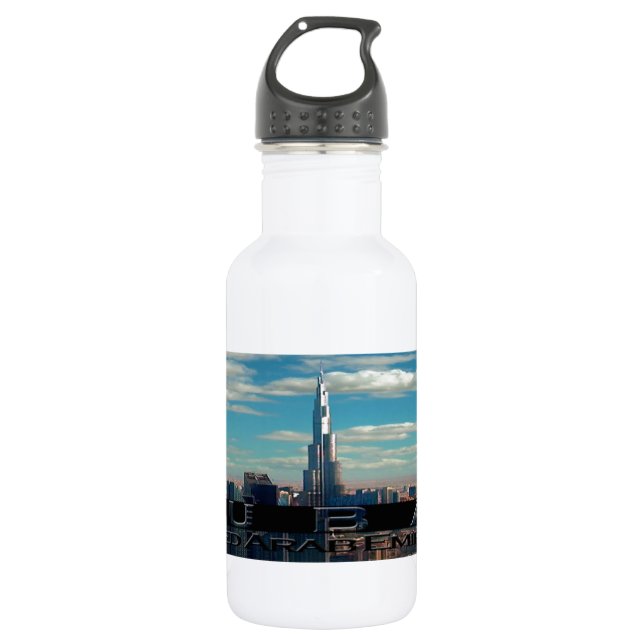 Dubai UAE Souvenir 532 Ml Water Bottle (Front)