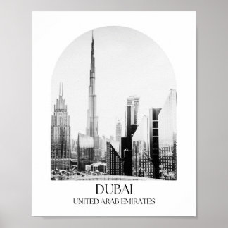 Dubai United Arab Emirates Arch Photo Print