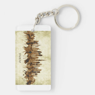 Dubai United Arab Emirates Cityscape Keychain