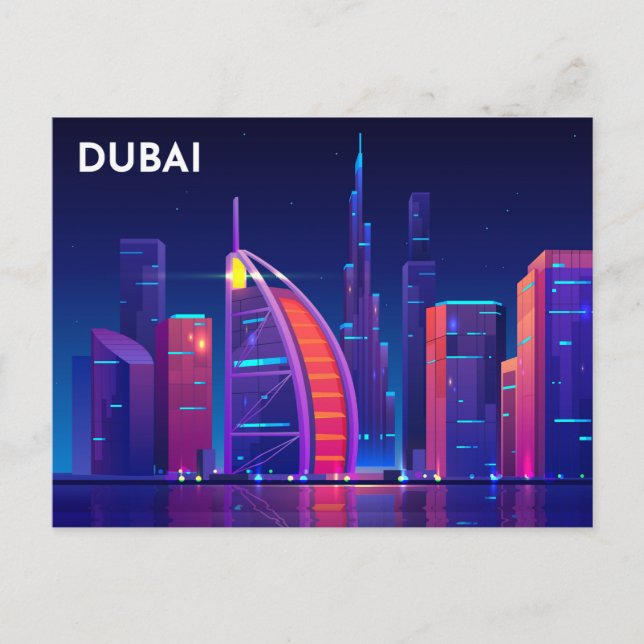 Dubai United Arab Emirates  Postcard (Front)