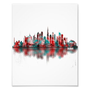 Dubai United Arab Emirates Skyline Photo Print