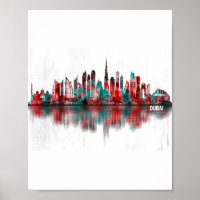 Dubai United Arab Emirates Skyline