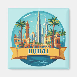 🧲 Dubai United Arab Emirates Travel Keepsake 🏙️ Magnet