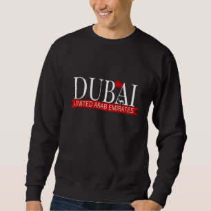 Dubai United Arab Emirates Uae With Heart Camel Sweatshirt