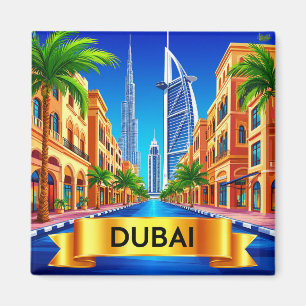 🧲 Dubai United Arab Emirates Vacation Memory 🌅 Magnet
