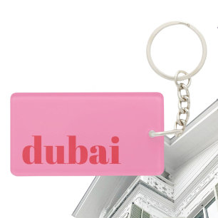 Dubai United Arabic Emirates house rental Keychain