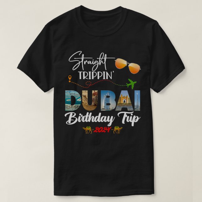 Dubai Vacation Arab Emirates Trip  T-Shirt (Design Front)