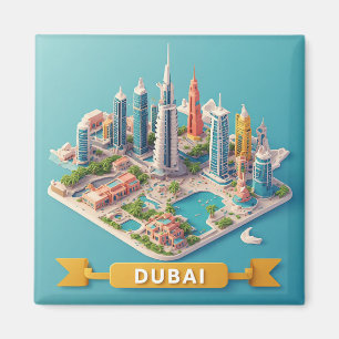 🧲 Dubai Vacation Memory From UAE Destination 🌴 Magnet