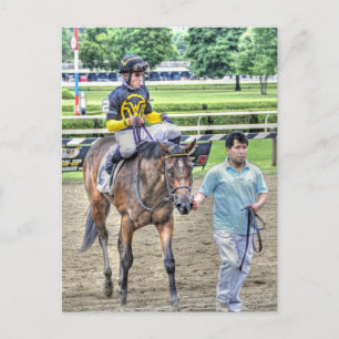 Dubai World Cup winning  jockey Joel  Rosario Postcard