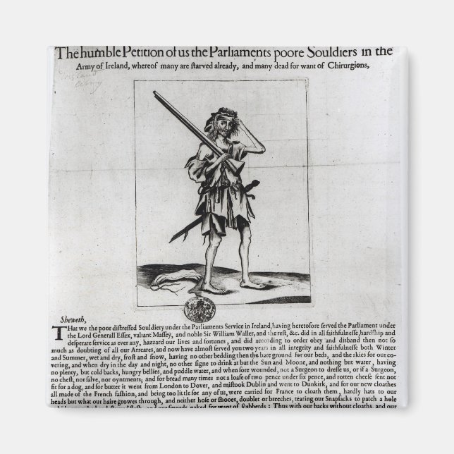 Dublin Broadsheet, 1647 Magnet (Front)