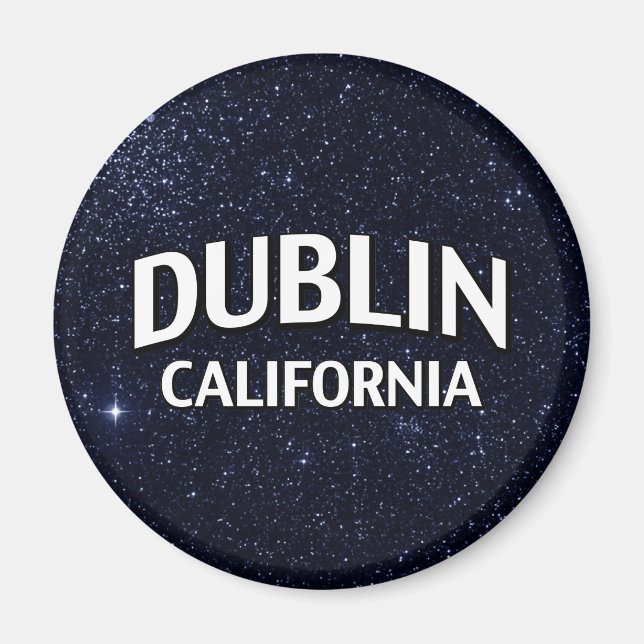 Dublin California Magnet (Front)