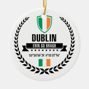 Dublin Ceramic Ornament