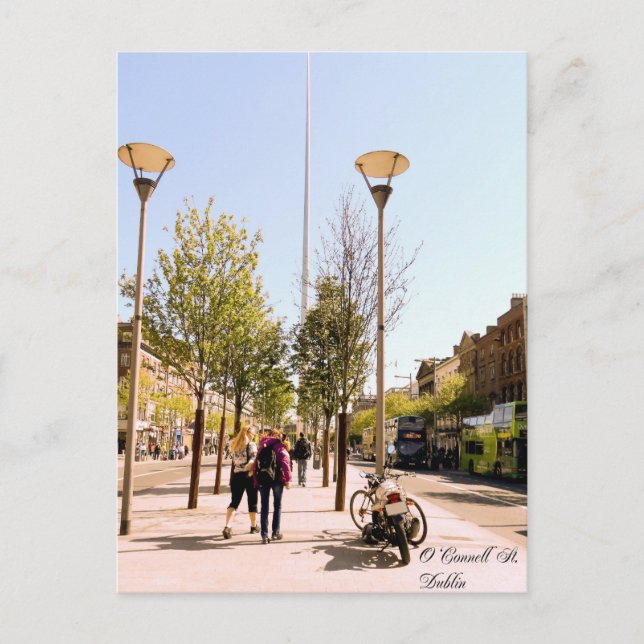 Dublin City postcard (Front)