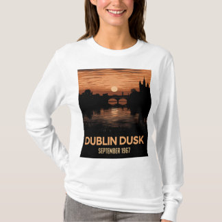 Dublin Crépuscule T-Shirt pour Femme | Art de Voya