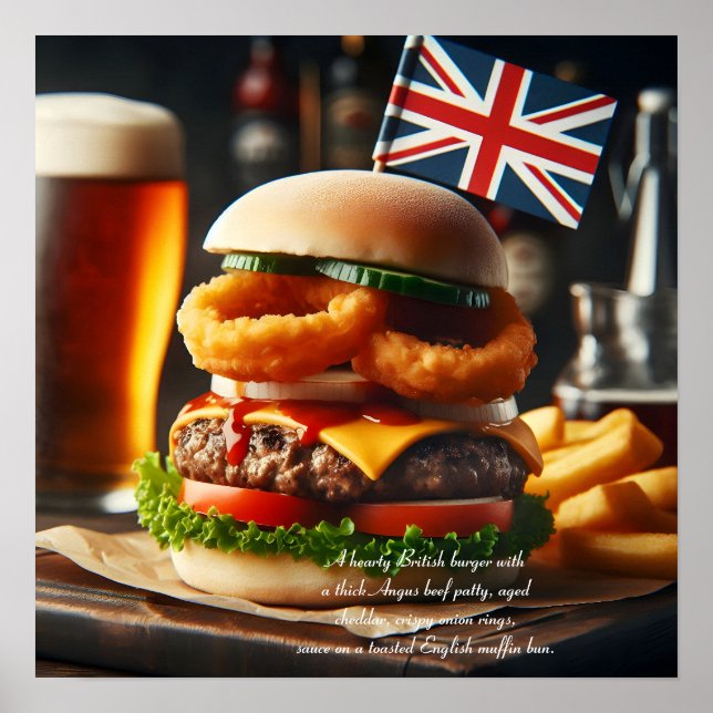 Dublin Delight Burger Poster (Front)