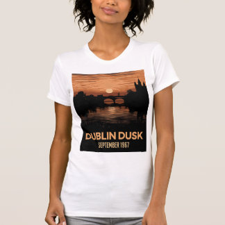 Dublin Dusk Women's Tee | Ireland Travel Art