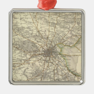 Dublin environments metal ornament