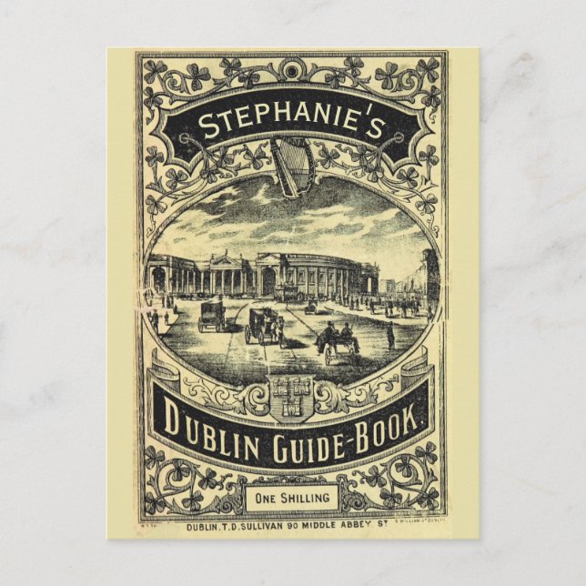 Dublin Guide Book Personalized Postcard (Front)