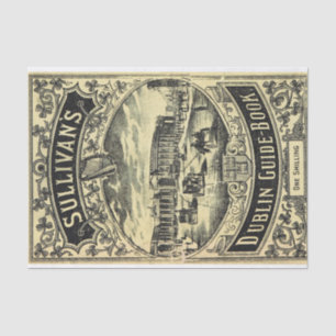 Dublin Guide Book Tissue Paper