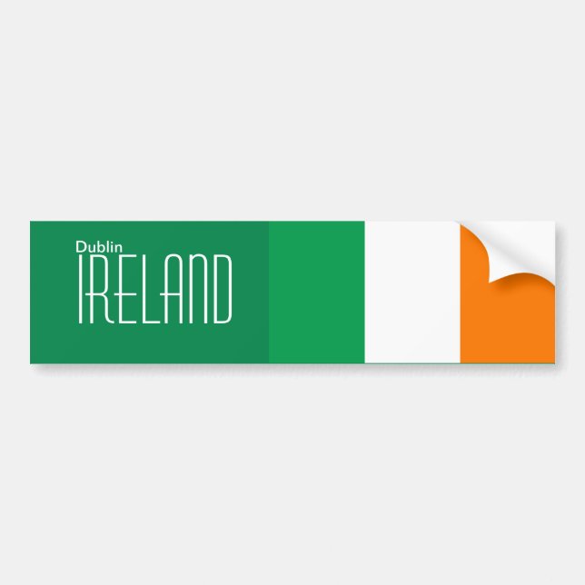 Dublin, Ireland Bumper Sticker (Front)