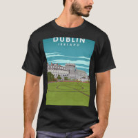 Dublin Ireland Caste Travel Poster 