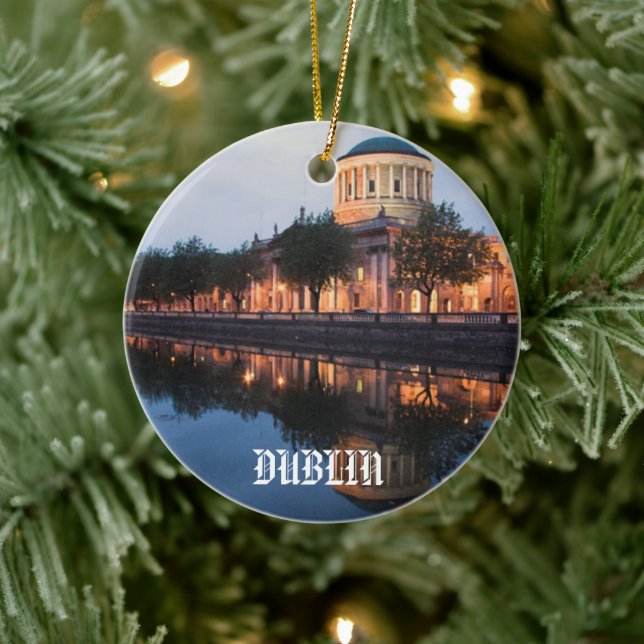 Dublin Ireland Christmas Ornament (Tree)
