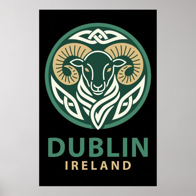 Dublin Ireland Europe Poster (Front)