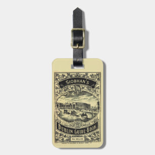 Dublin Ireland Guide Book Personalized Luggage Tag