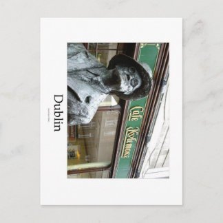 Dublin, Irlanda, Café Kylemore, James Joyce Statue Postcard