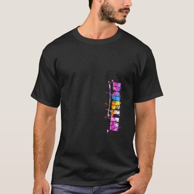 Dublin Lettering  Watercolor Dublin T-Shirt (Front)