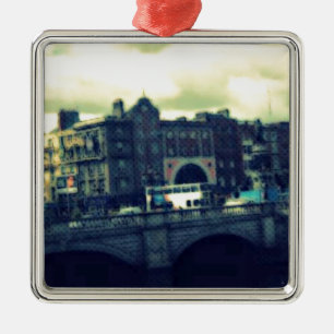 Dublin Pop Art Metal Ornament