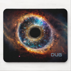 Dubman Designs: Universal Eye, Celestial Galaxy Mouse Pad