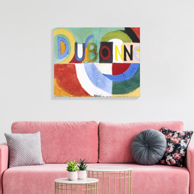 Dubonnet | Sonia Delaunay | Canvas Print (Insitu(LivingRoom))