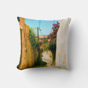 Dubrovnik Alley - Croatia Throw Pillow