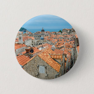 Dubrovnik city center 2 inch round button