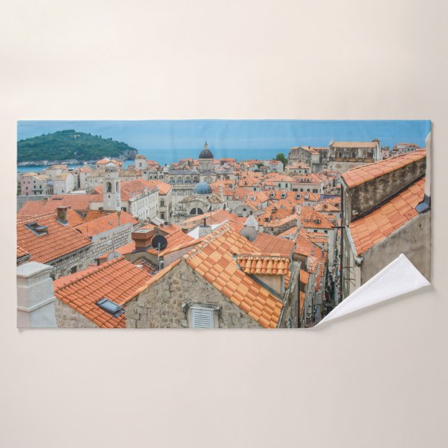 Dubrovnik city center bath towel (Bath Towel)
