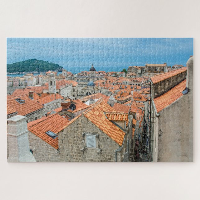 Dubrovnik city center jigsaw puzzle (Horizontal)