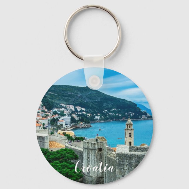 Dubrovnik city wall keychain (Front)