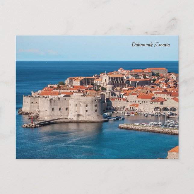 Dubrovnik, Croatia Holiday Postcard (Front)